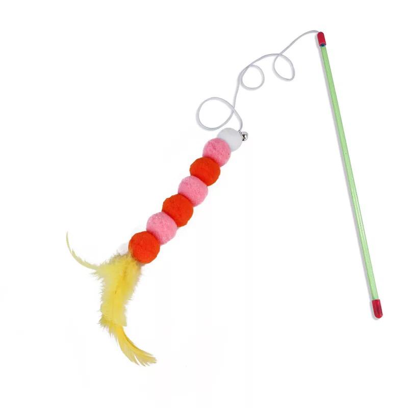 Caterpillar pet toy stick š