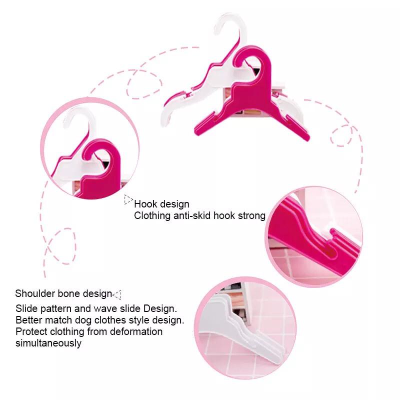 Pet clothes hangers - pack of 3