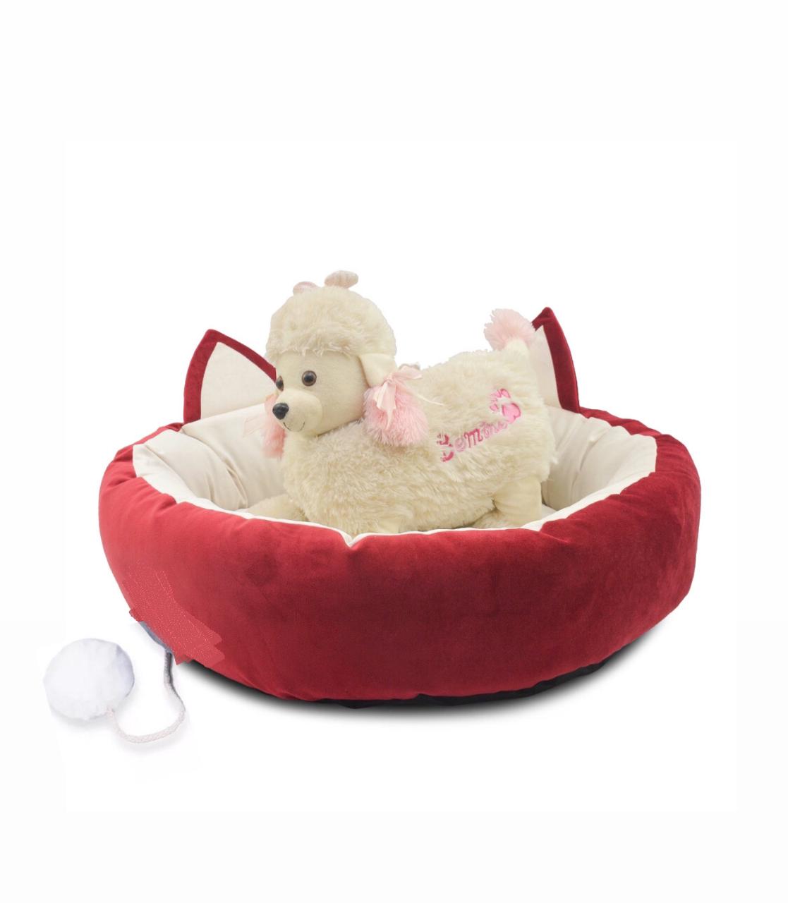Cat Ears Pet Bed with Tail_