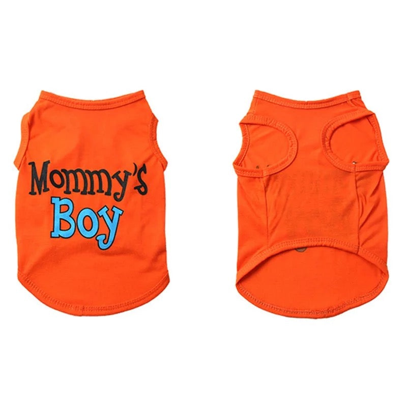 Mommy’s boy pet shirt