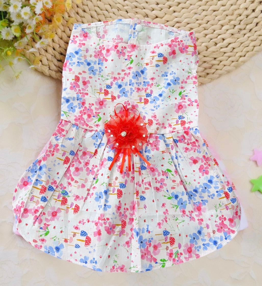 Flora Pet Frock 🌺
