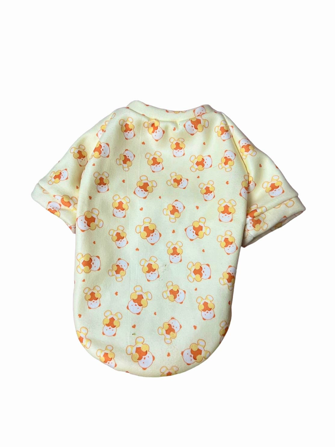 Heart bear pet sweater š§øš Yellow