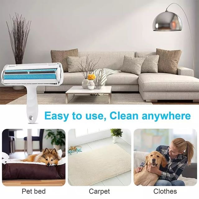 Two way lint roller - pet hair remover