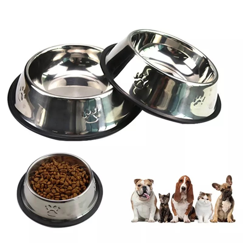 Stainless steel pet bowls