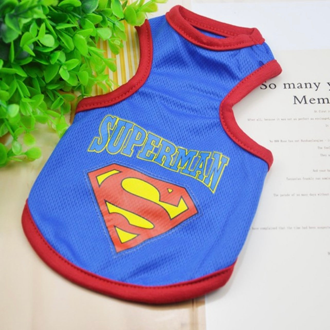 Superman pet shirt