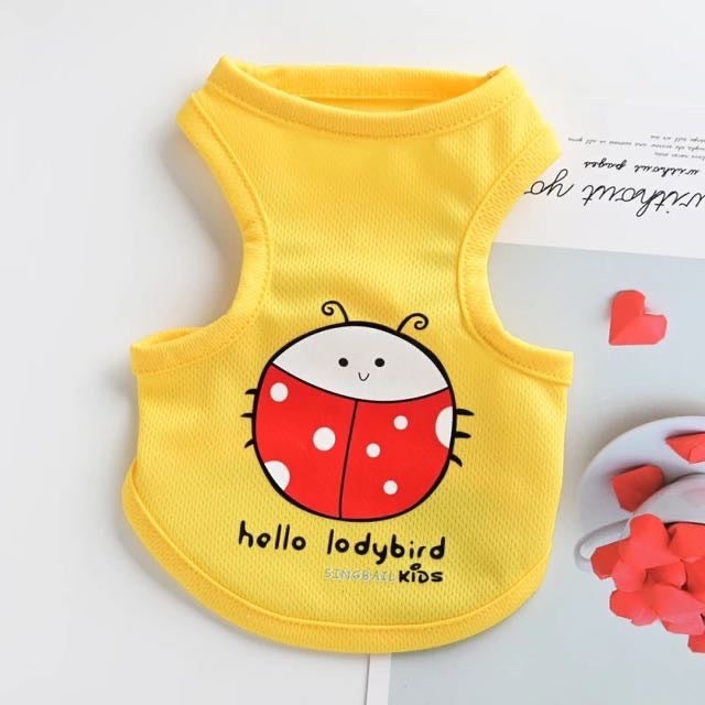 Biddy & Lady bird pet shirt