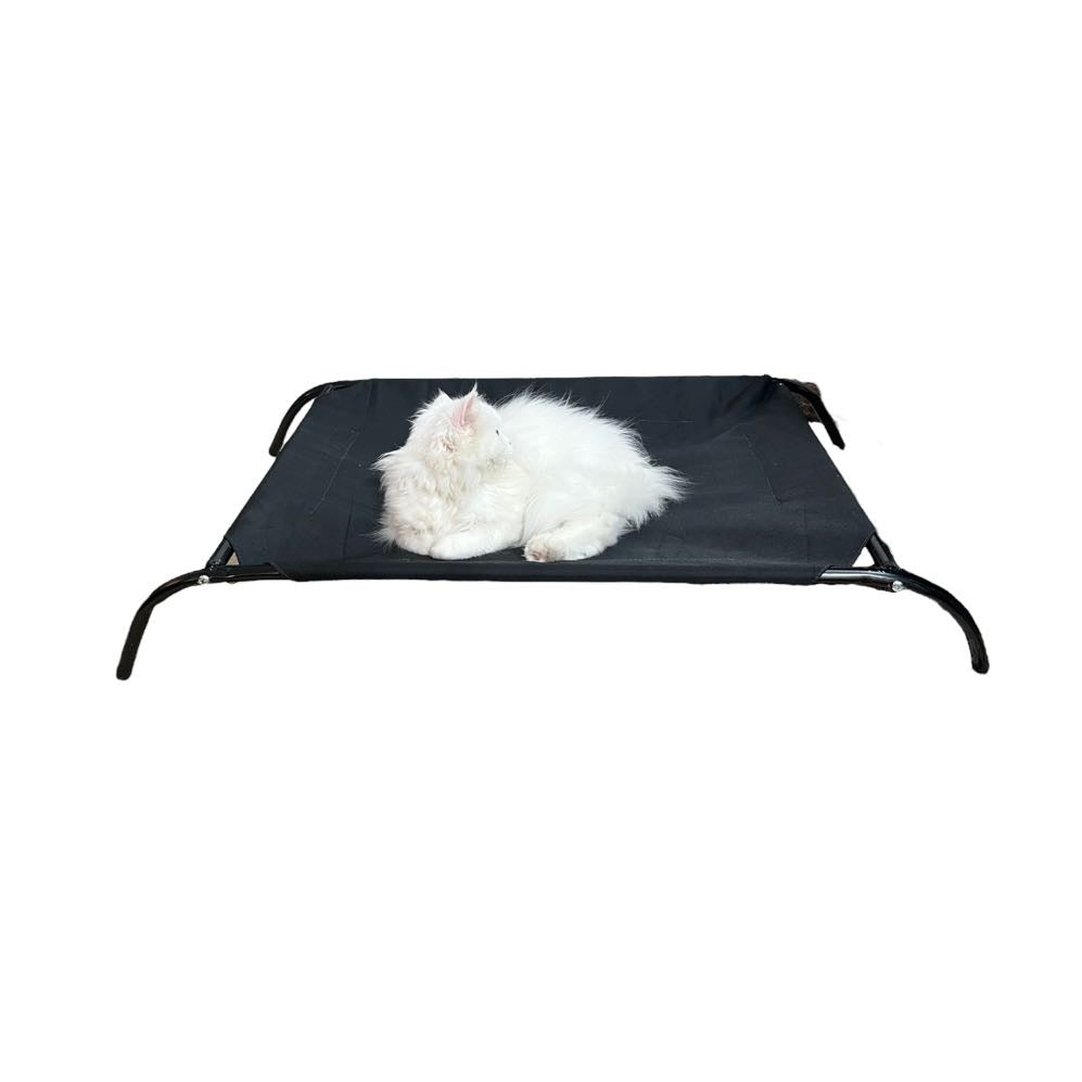 Elevated pet bed for cats and dogs