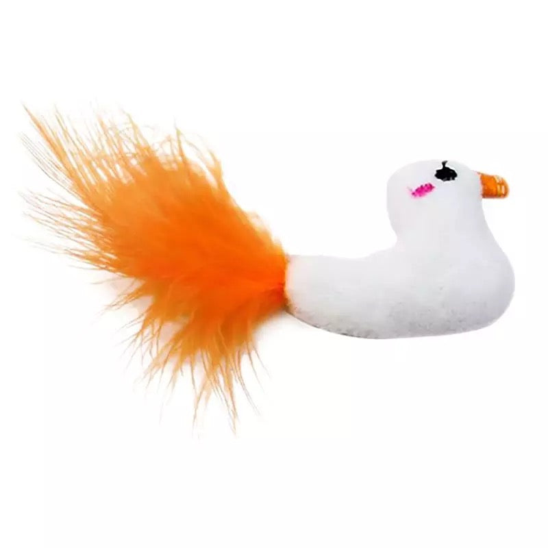 Catnip duck toy