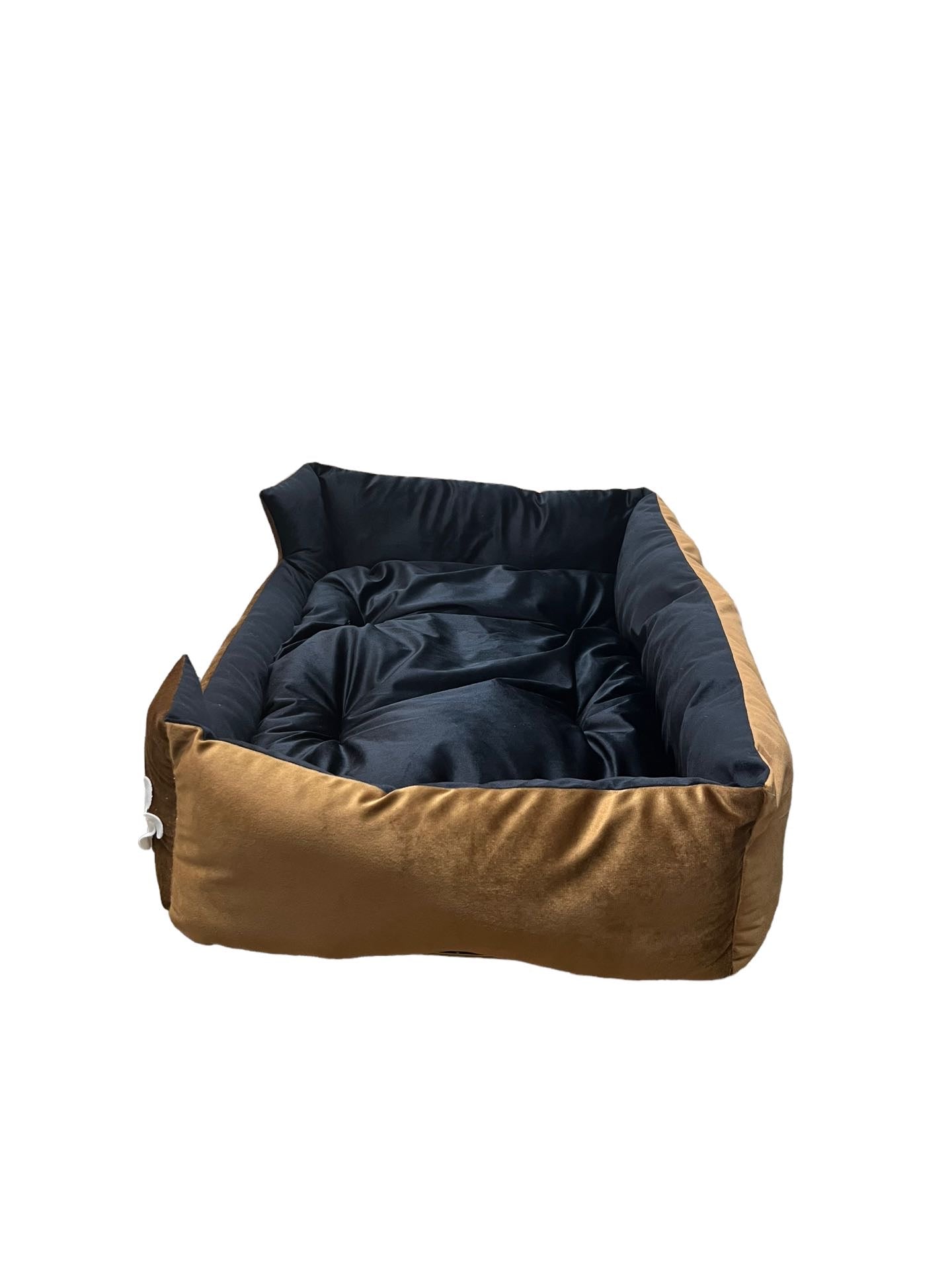 Comfy paw pet bed - XL - For cats & Small breed dogs | Brown and Black