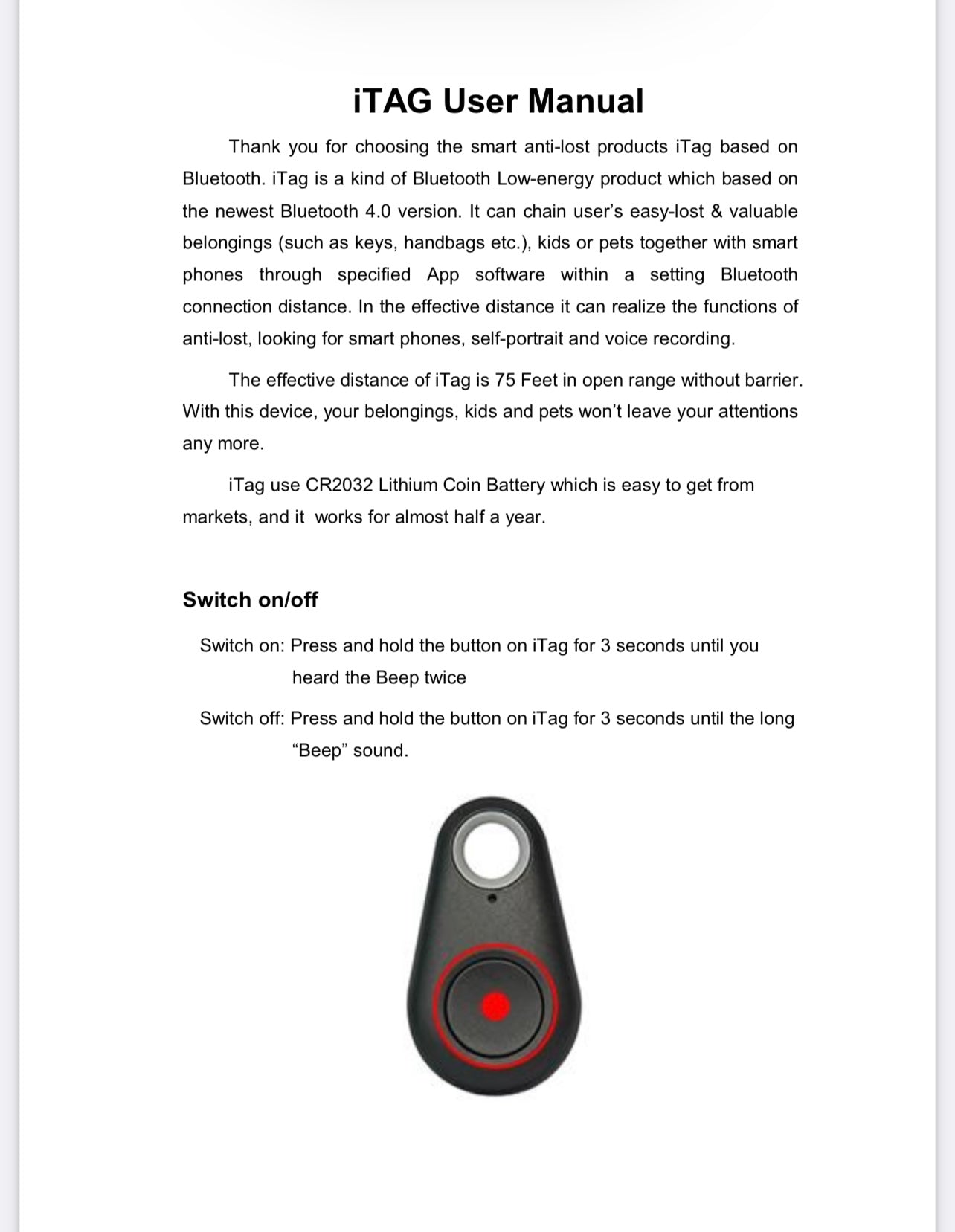 Anti lost gps tracker - bluetooth