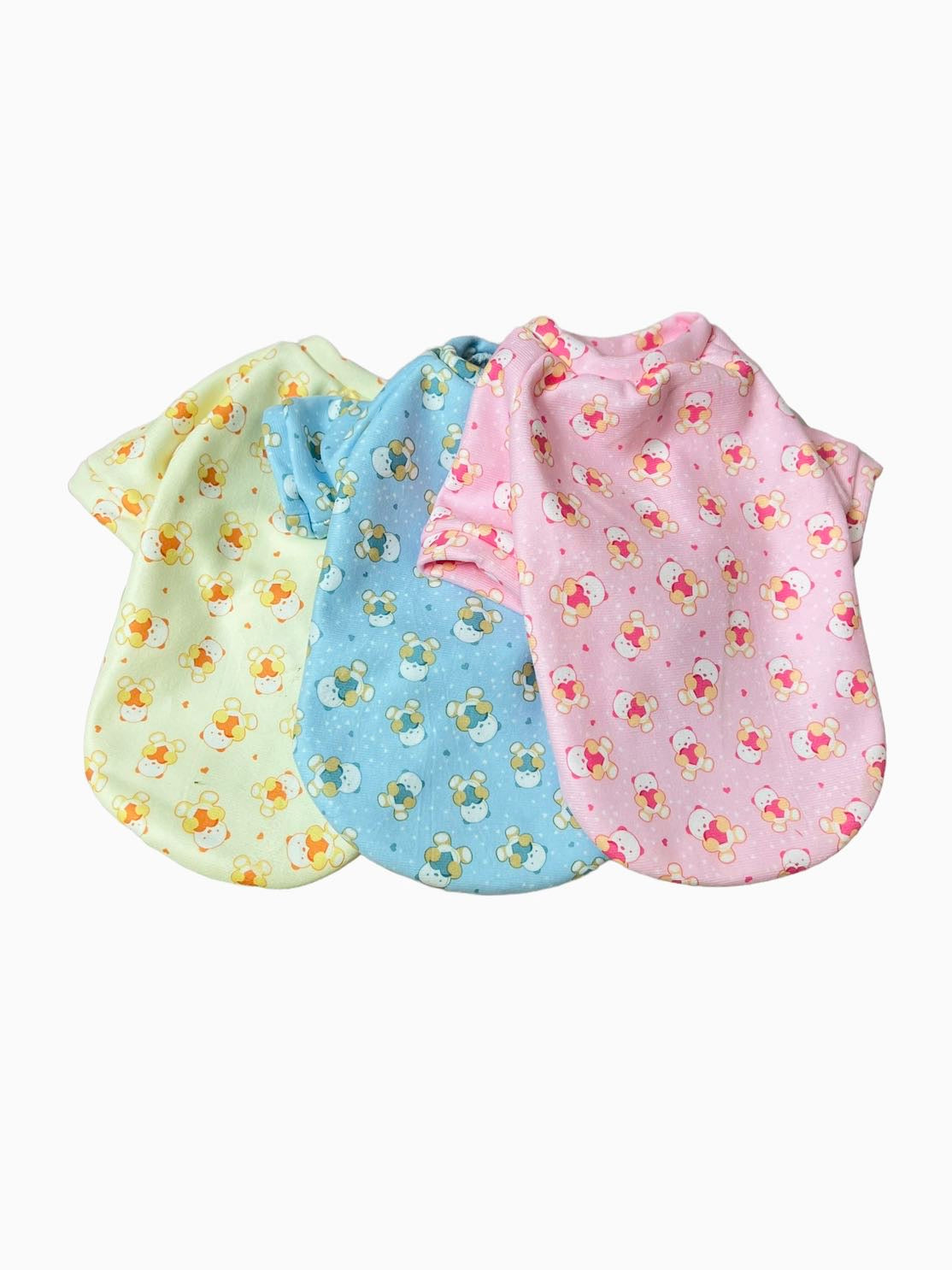Heart bear pet sweater š§øš Yellow