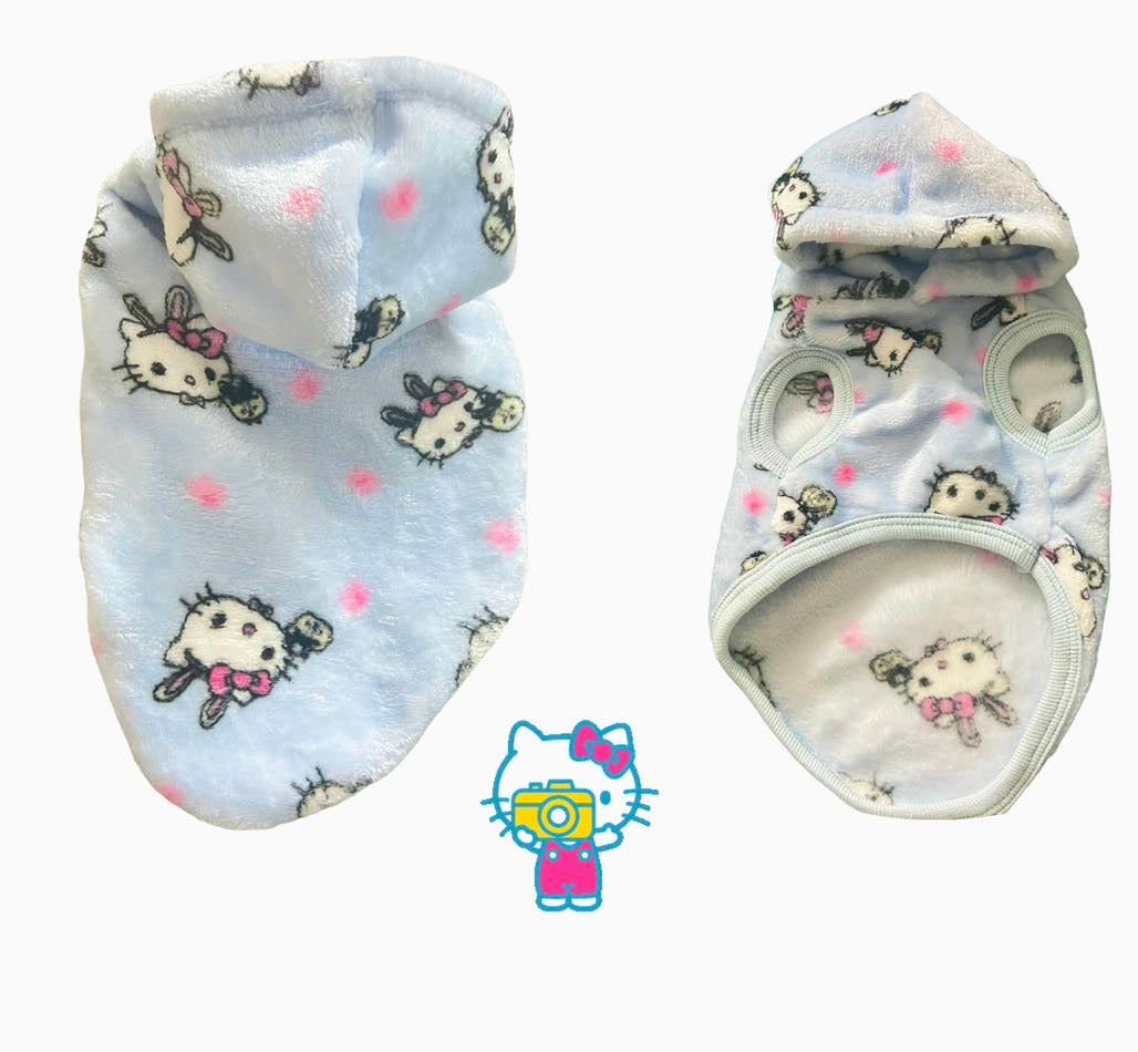 Hello kitty pet hoodie - Blue ❄️🐾