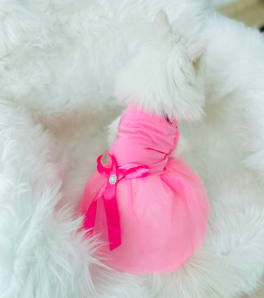 Lexa pet frock - pink | Winter