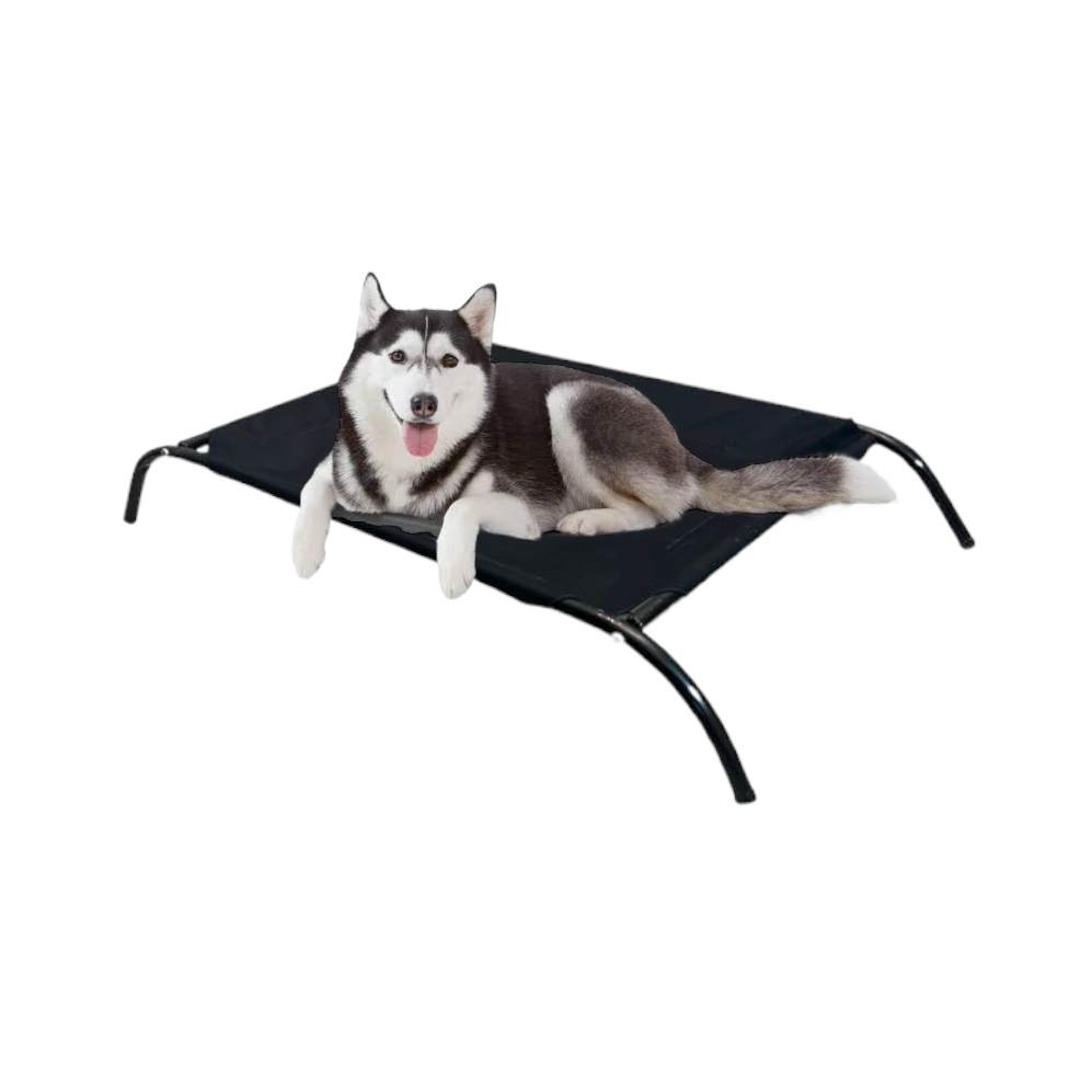 Elevated pet bed for cats and dogs