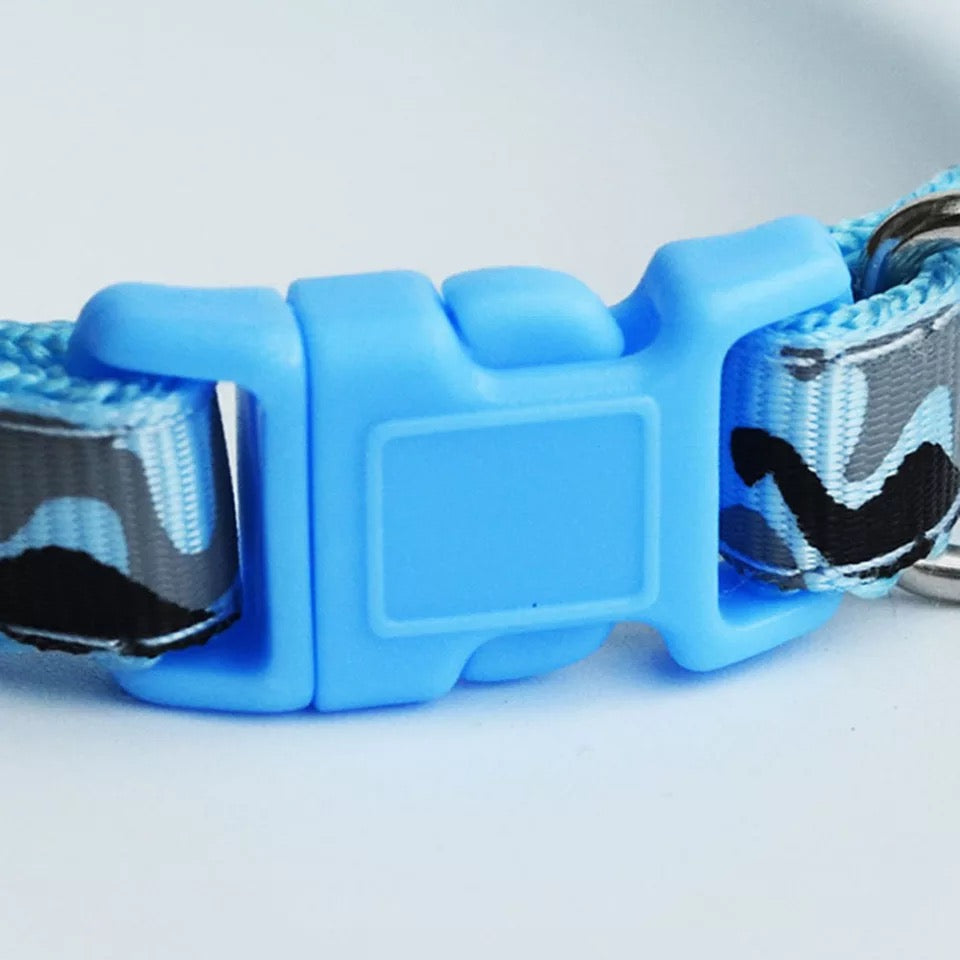 Camouflage Pet Collar with Bell