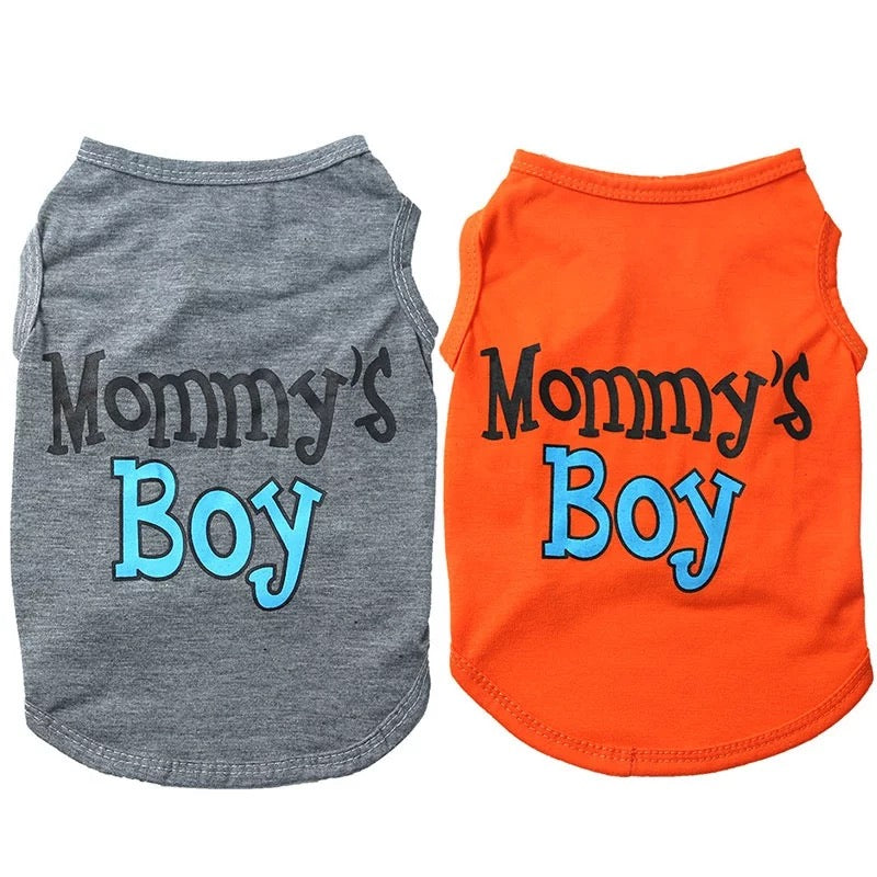 Mommy’s boy pet shirt
