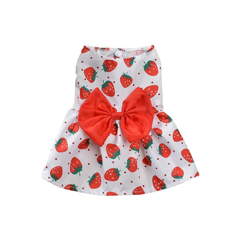 Strawberry Pet Frock 🍓