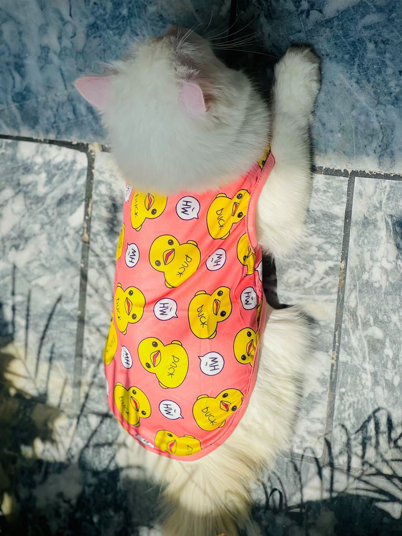 Duck pet shirt - pink 🐥