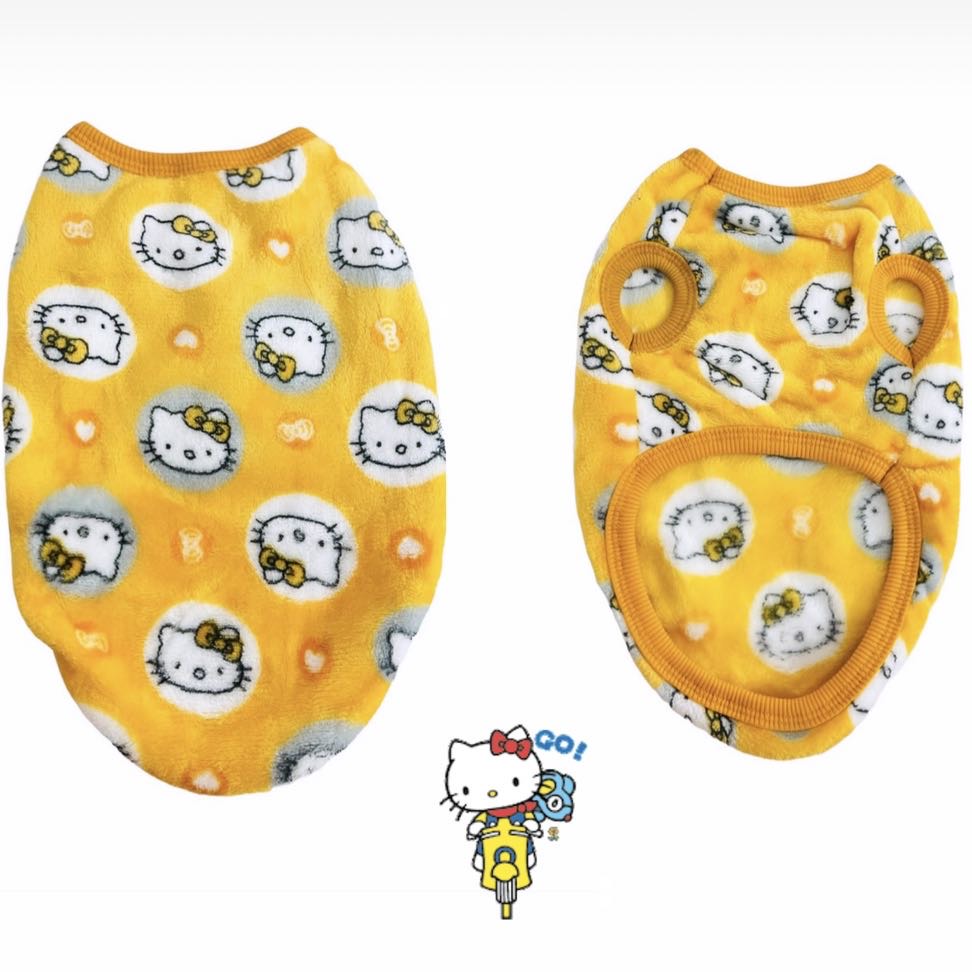 Hello kitty pet sweater š» - Yellow