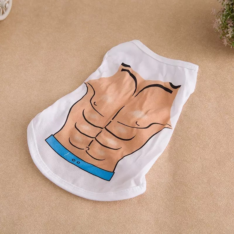 Abs muscle pet shirt 🏋️