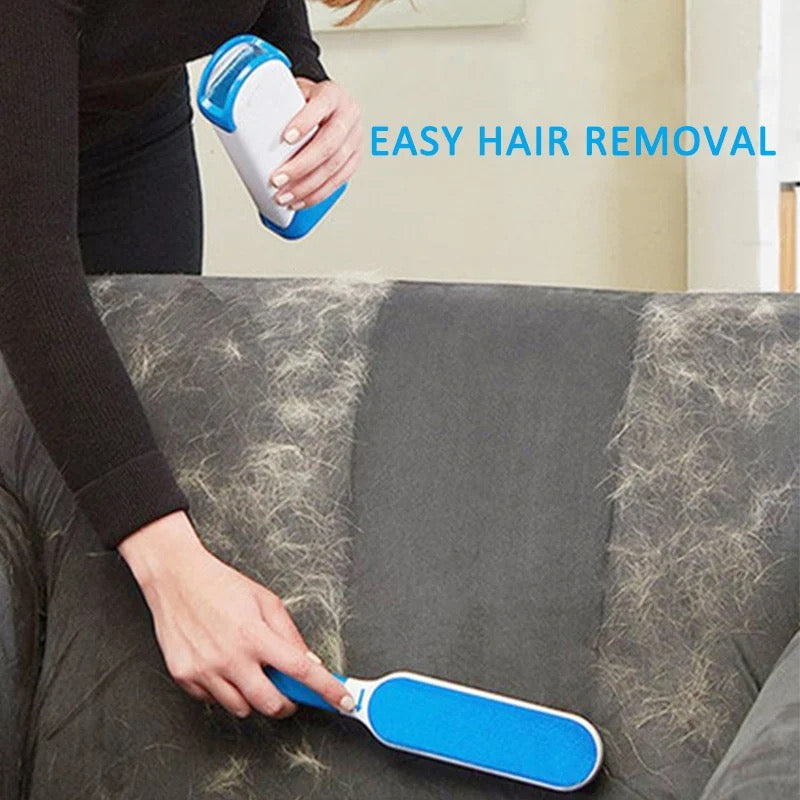 Fur Wizard – Pet Fur Wizard - Hair Remover Brush with Self Cleaning Base
