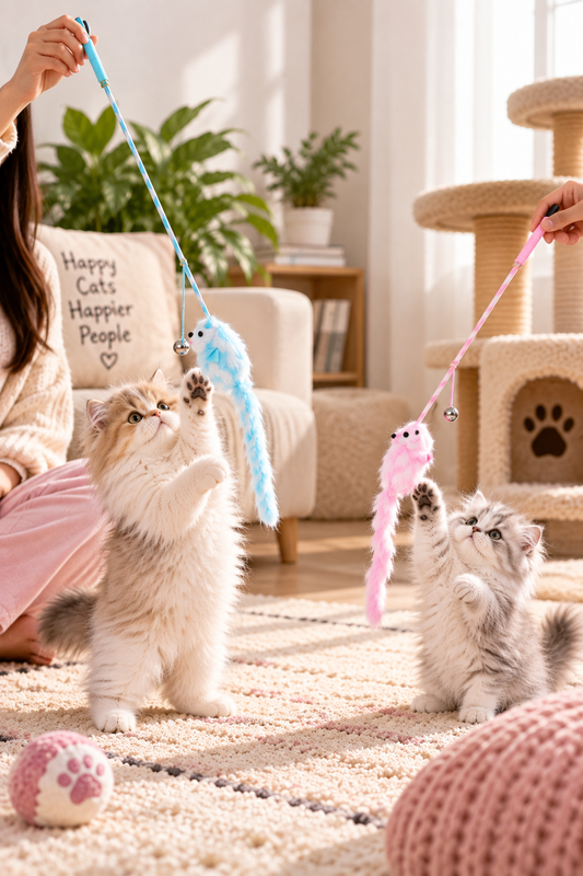 Cat Mouse Tail Stick