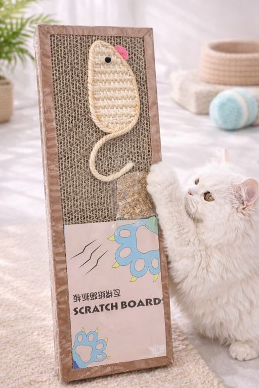 Pet scratcher - with catnip