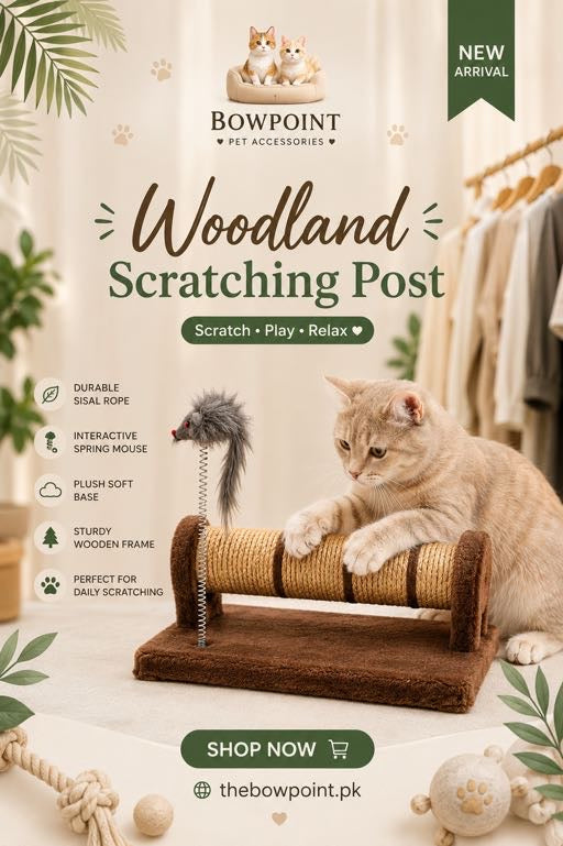 Woodland Cat scratching post