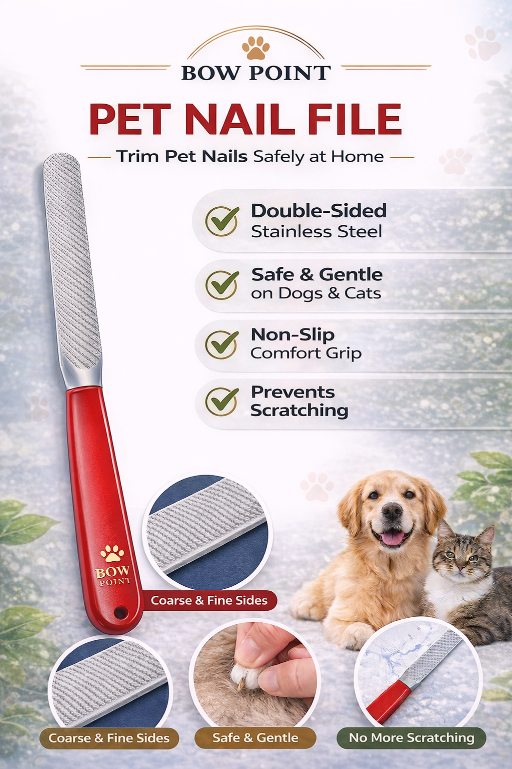 Pet nail filler