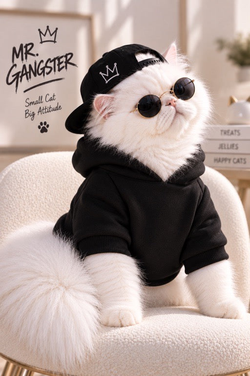 Mr. Gangster Pet Hoodie 😎