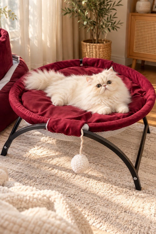 CloudNest Elevated Pet Hammock | Reversible Summer & Winter Bed 🐾