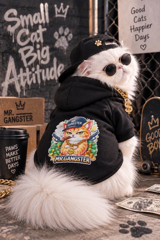 Mr. Gangster Pet Hoodie 😎