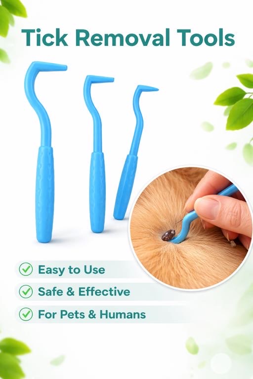 Tick Remover Tool Set (Pack of 3) 🐾