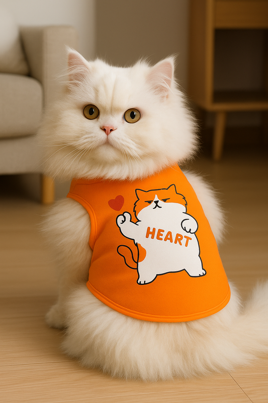 Korean Heart pet shirt 🧡