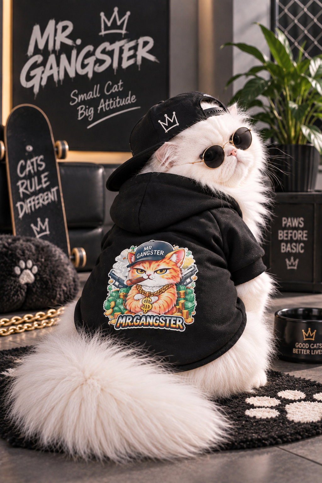 Mr. Gangster Pet Hoodie 😎