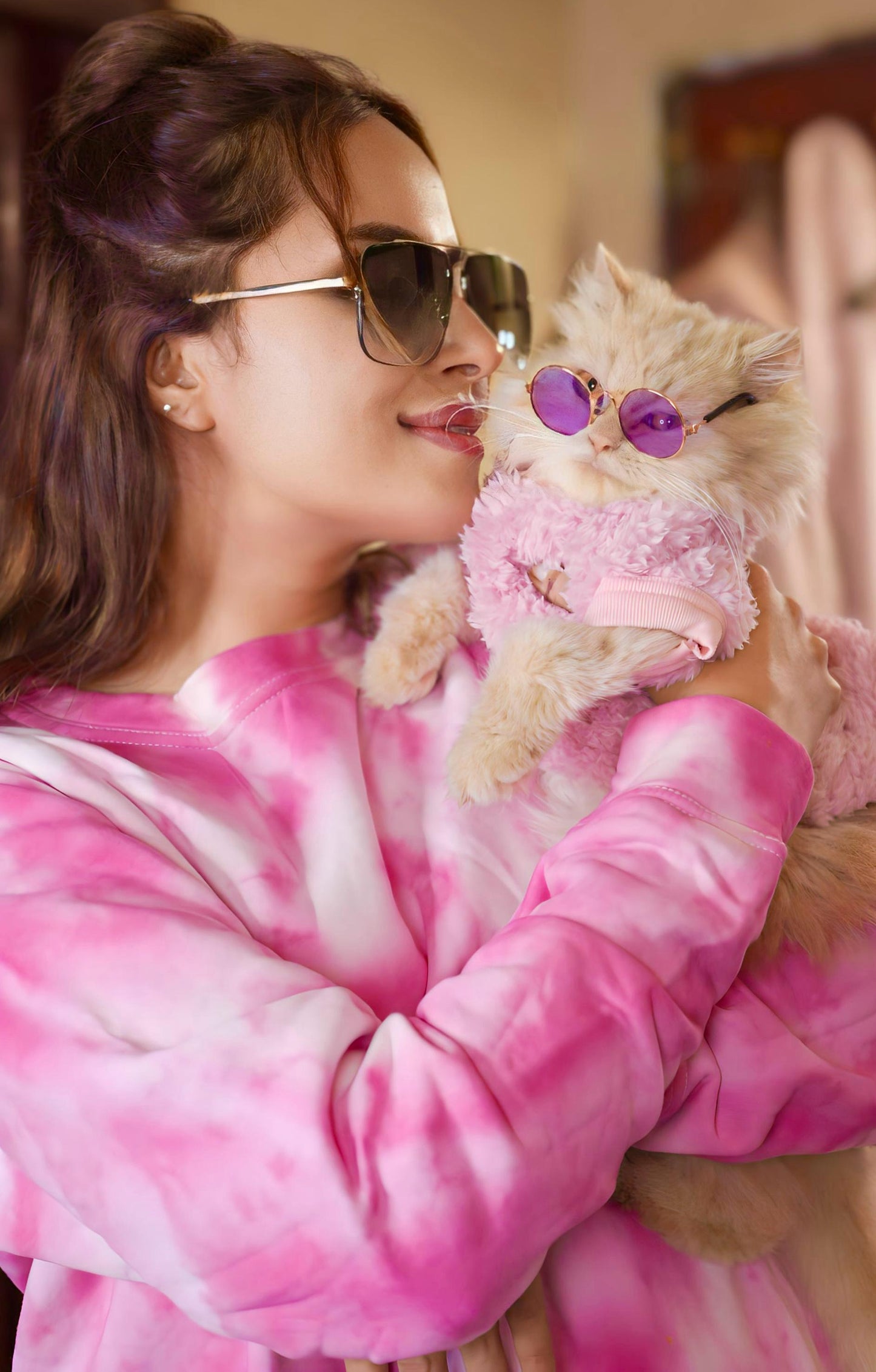Cozy Pet Sweater -Pink  🌸