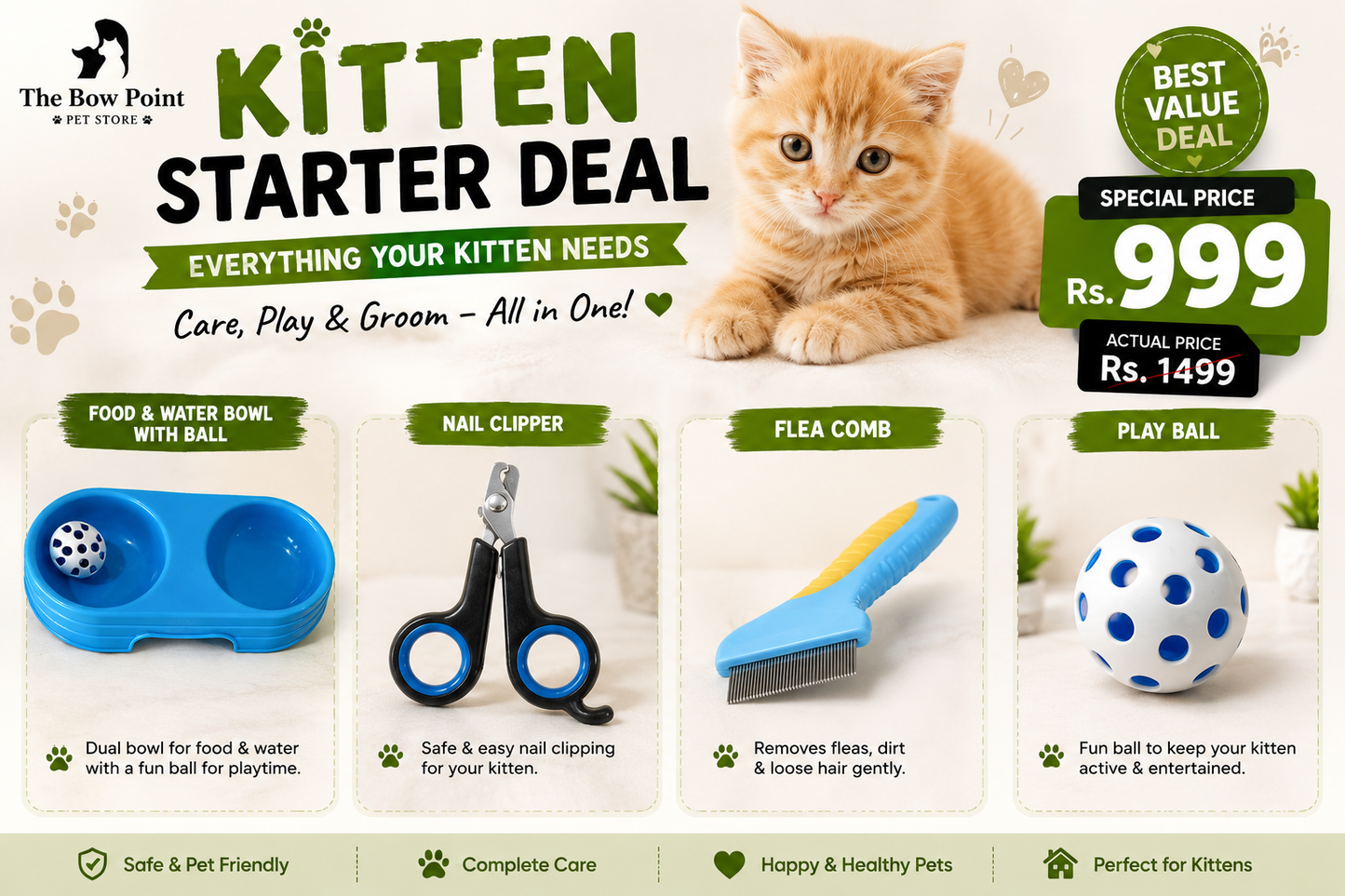 Kitten starter Deal Just 999rs