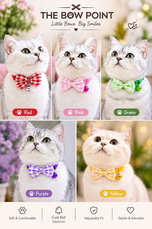 Checkered pet collar