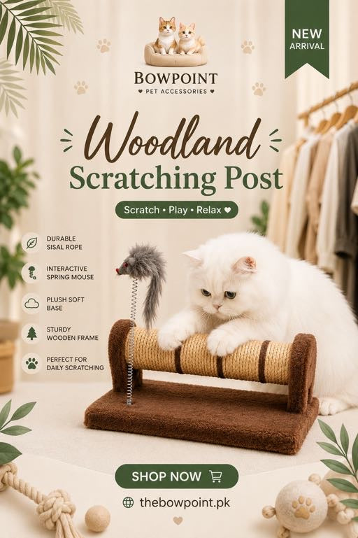 Woodland Cat scratching post