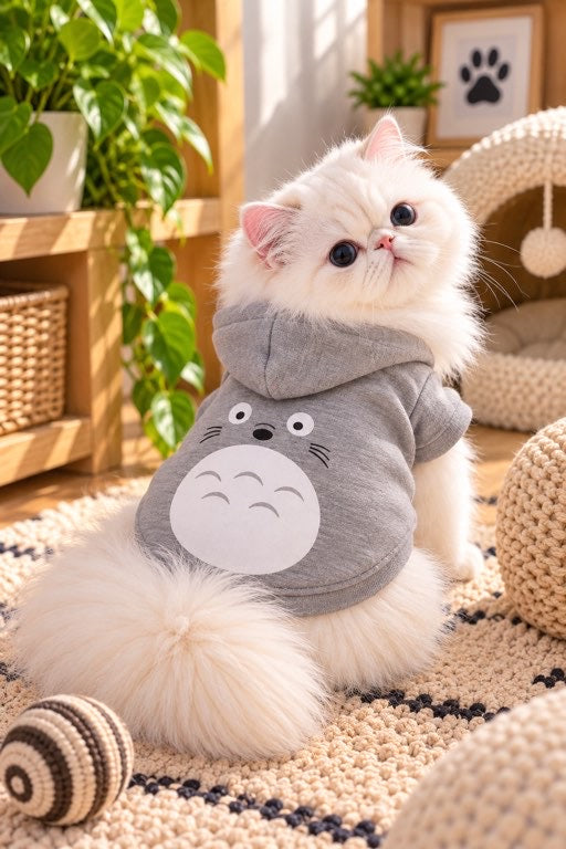 Totorro pet Hoodie🤍