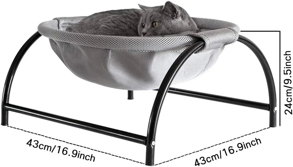 Recessed cat hammock