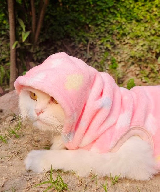 Cloud Pet Hoodie Pink ☁️ 🐾