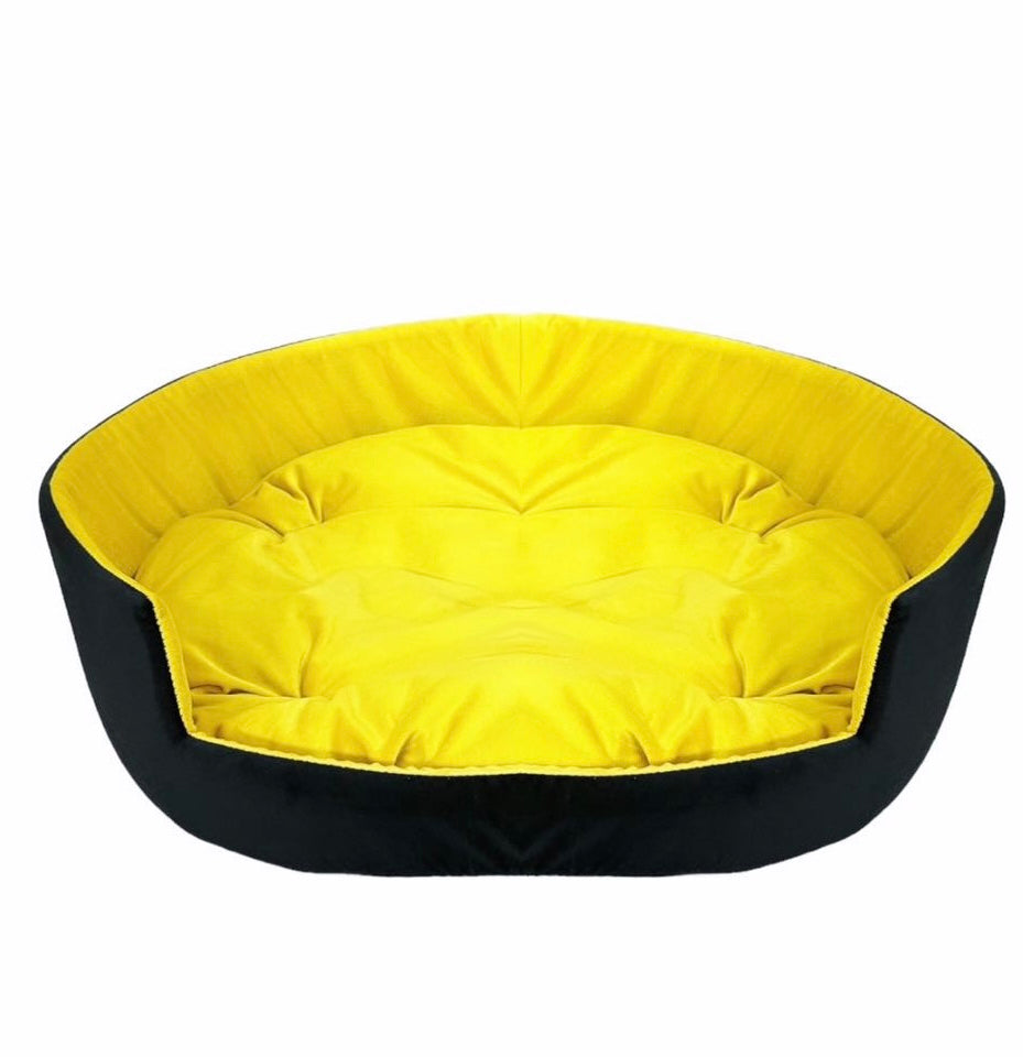 Yellow sofa Bed for cats and dogs