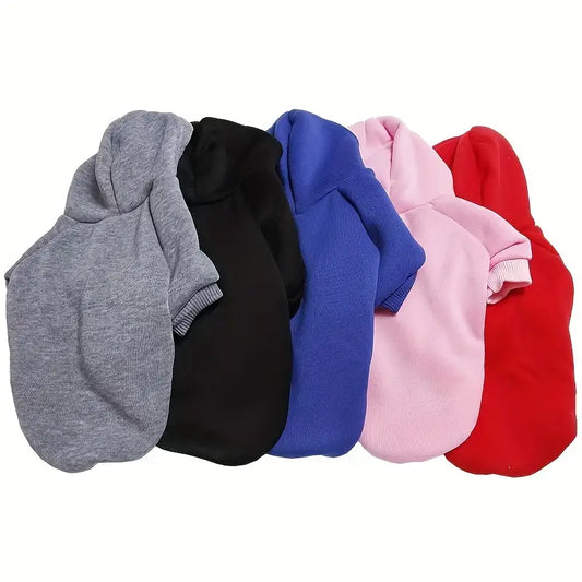 Plain Pet Hoodies - Pink 💖