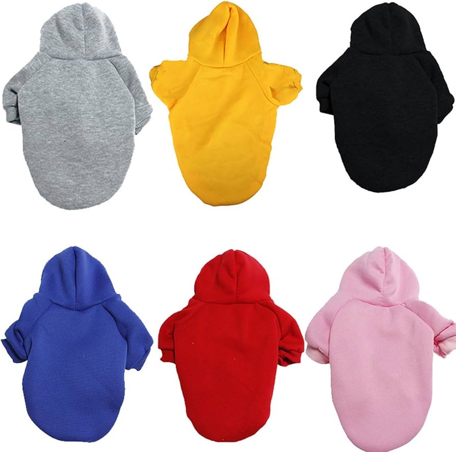 Plain Pet Hoodies  🖤💙💖