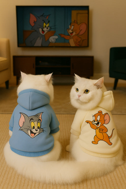 Tom & Jerry Pet Hoodies 😻🐭