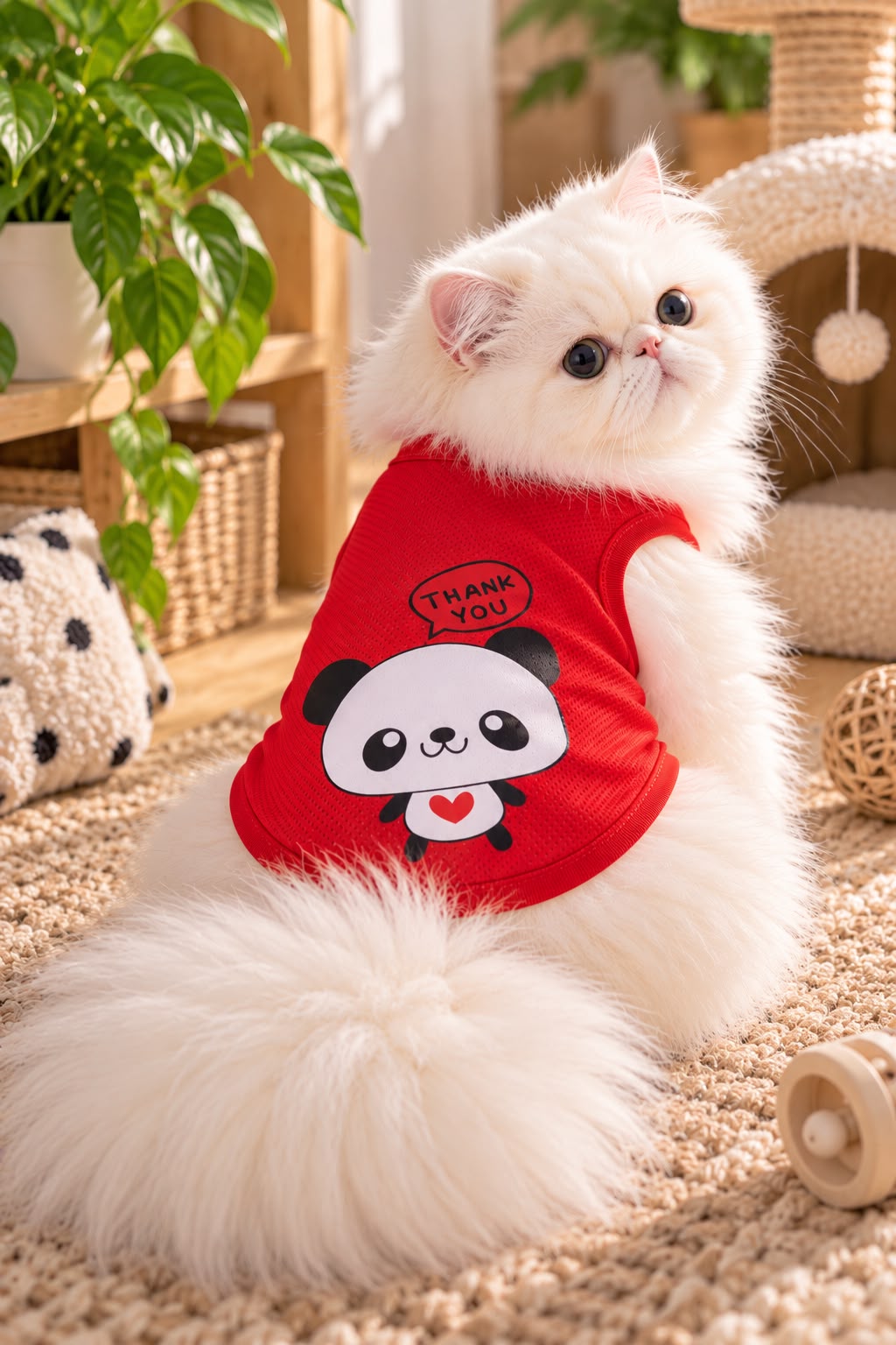Thank you panda pet shirt 🐼