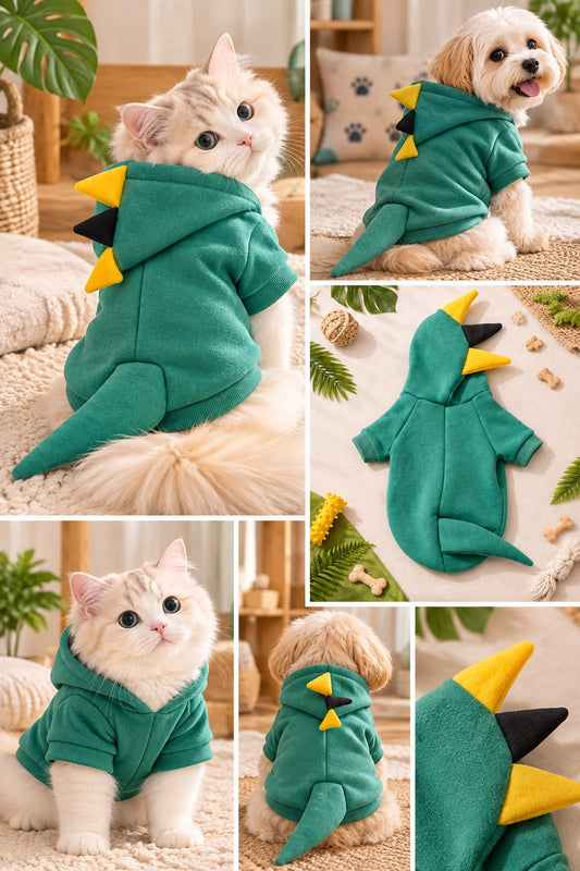 Dino pet hoodie 🦖