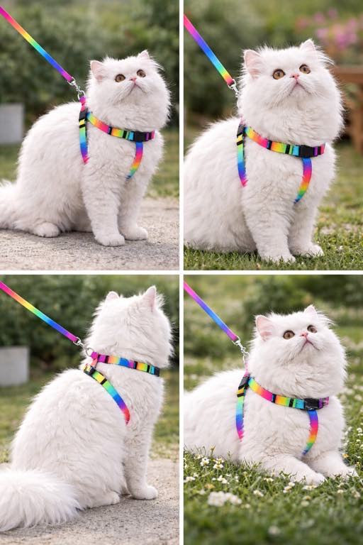 Rainbow Pet Harness 🌈