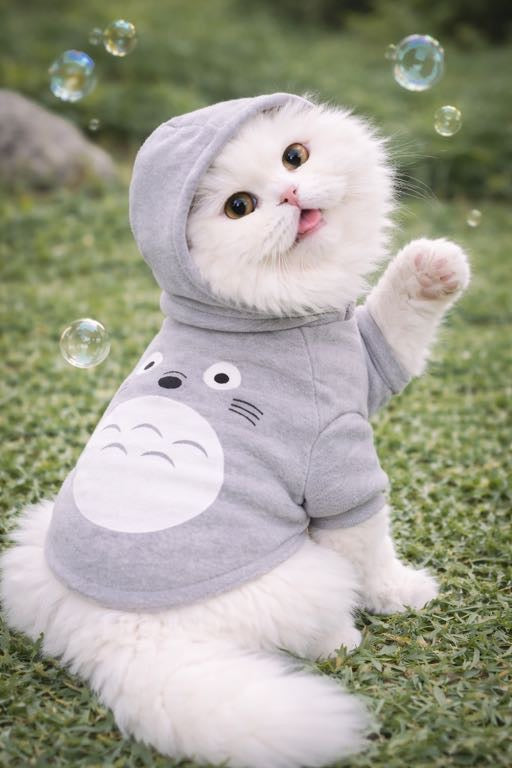 Totorro pet Hoodie🤍